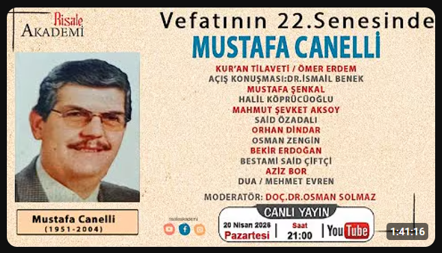 Mustafa Canelli Ağabeyi Anma